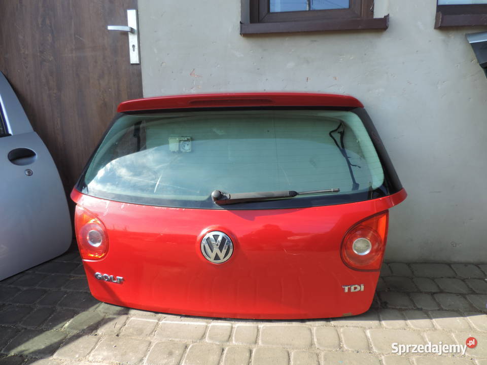KLAPA TYŁ BAGAŻNIKA SZYBA VW GOLF V 5 HB 5D LY3D małopolskie Nowy Sącz