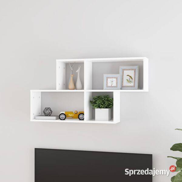 vidaXL Półka ścienna biała 100x18x53 SKU807160 sprzedam