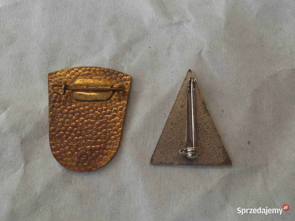 Stare Emaliowane Odznaki Turystyczne Lata 40 Cieszyn