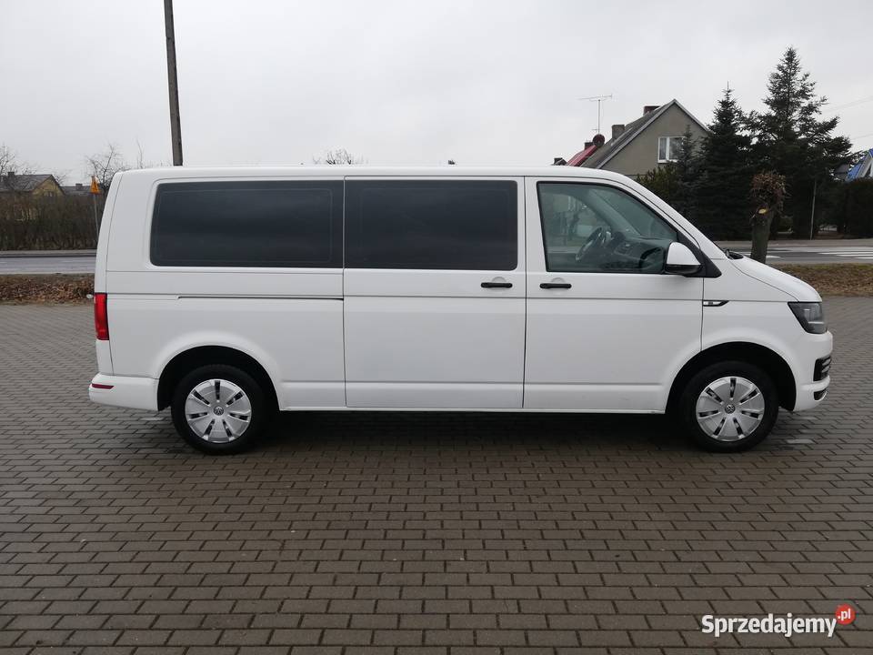 VW Transporter T6 9osobowy LONG 20diesel 2016 manualna Sompolno