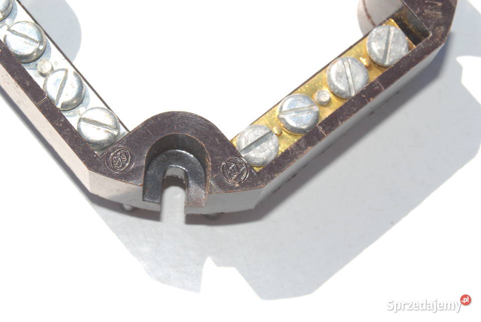 Stary łącznik przewodów elektrycznych lata 60 Cieszyn