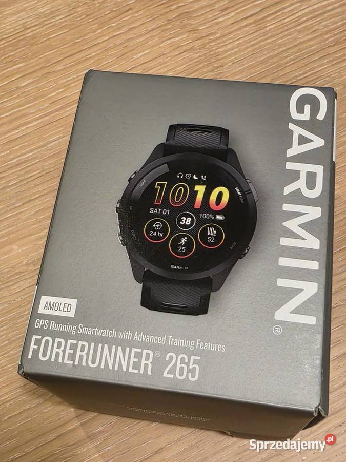 Garmin Forerunner 265 46mm czarny 0100281010 Pozostałe Poznań