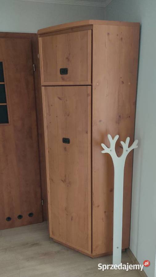 Szafa narożna z wieszakiem dzieci