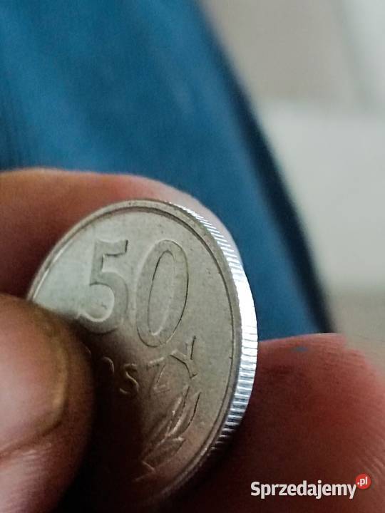 Sprzedam 50 gr 1987 r nierowne ranty maly blad w lubelskie Chełm