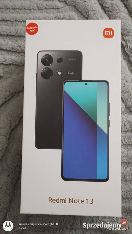 Smartfon XIAOMI Redmi Note 13 8256GB 667 120Hz Gdańsk sprzedam
