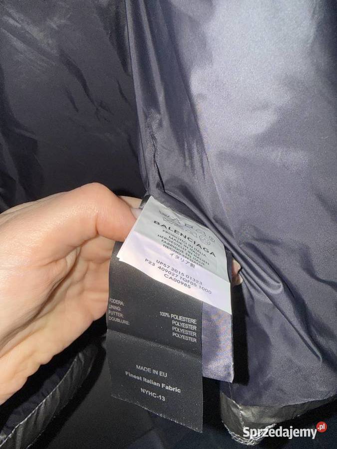 Kurtka Balenciaga z kapturem xxl śląskie Wodzisław Śląski