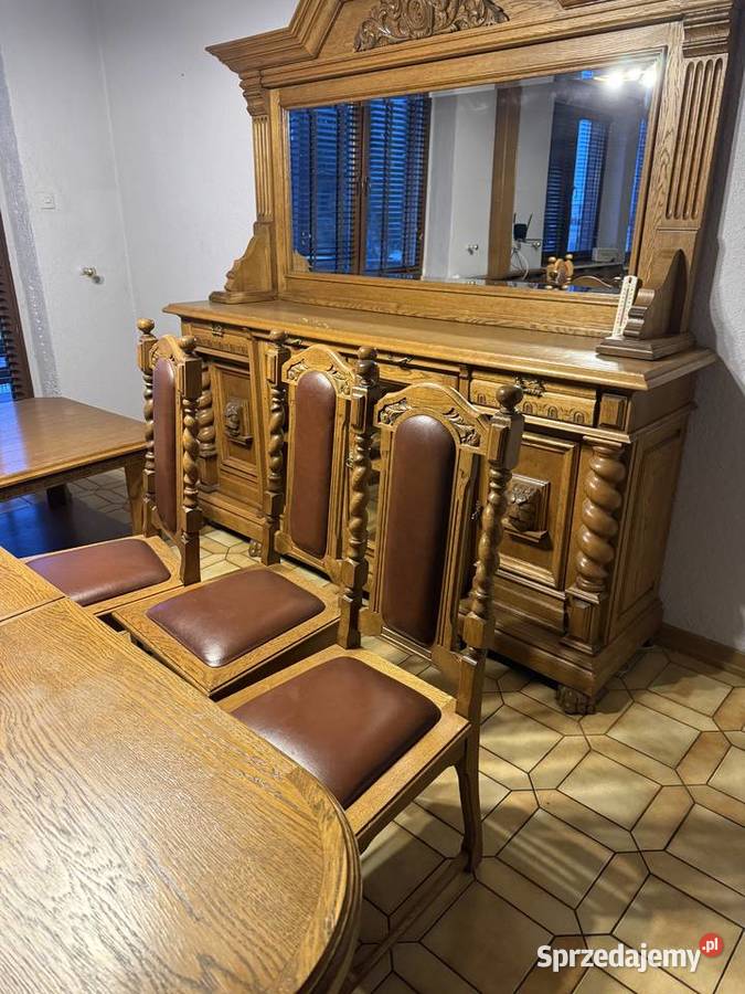 Meble z litego drewna Gdańskie Lwy okazja Ustka