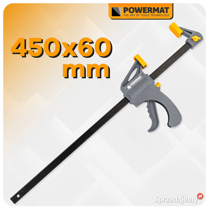 ścisk stolarski zacisk dźwigniowy 450x60mm Katowice sprzedam