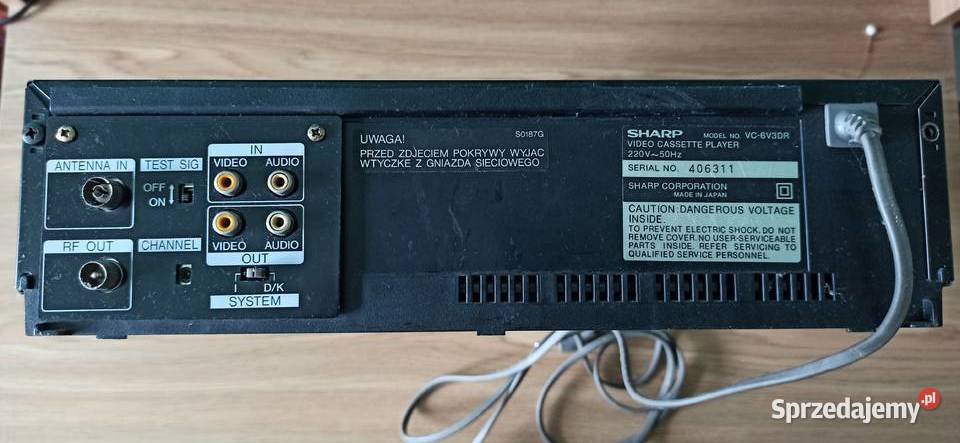 Magnetowid wideo SHARP VC 6V3 Kraków