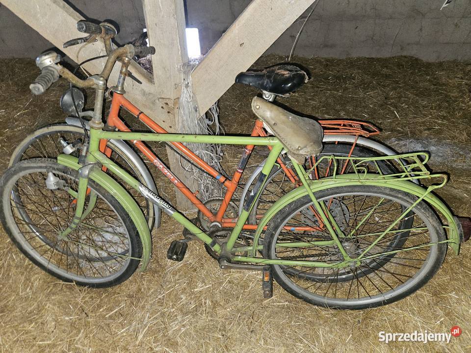 Dwa rowery Oryginał PRLu Romet Gazela Ifa Kłodawa