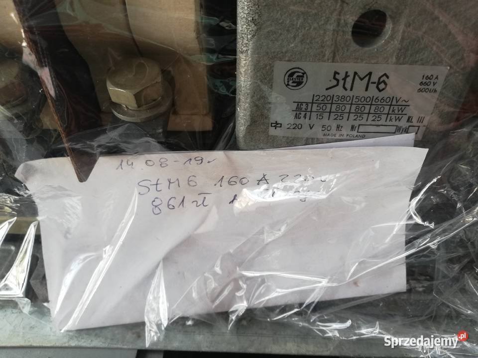 Stycznik STM6 160A śląskie Dąbrowa Górnicza