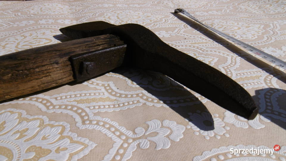 topór strażacki toporek siekiera ozdoba prl odcienie brązowego Dekoracje i ozdoby Namysłów