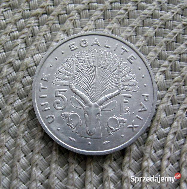 Dżibuti 5 Franków 1991r Ładna