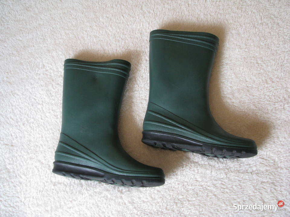 Gumowce buty ogrodowe zielone 35 kalosze gumiaki inna Brzegi