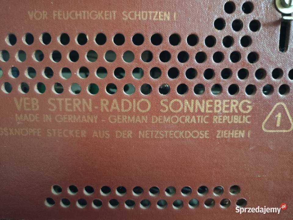 Zabytkowe Radio Lampowe VARINA 5460 RFT Vintage Drawski Młyn