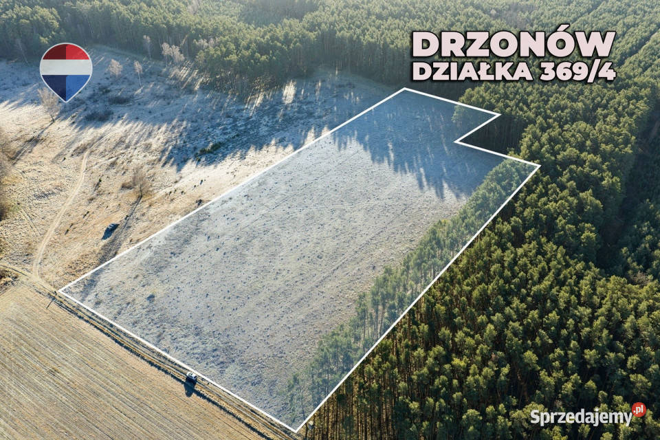 Na sprzedaż działka inwestycyjna Drzonów