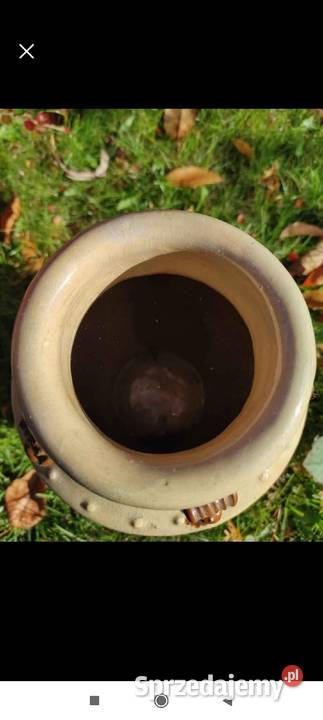 Antyk międzynarodowy Wazon ceramiczny 1945 łódzkie Pabianice