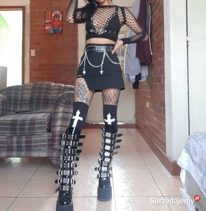 KILL STAR top biustonosz rockowy gwiazda