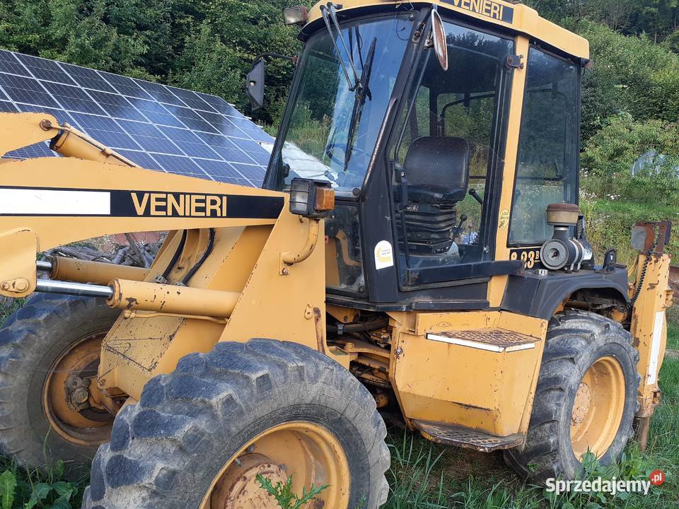 koparkoładowarka venieri 823b Włoska Mocno Koparko ładowarki Pilzno