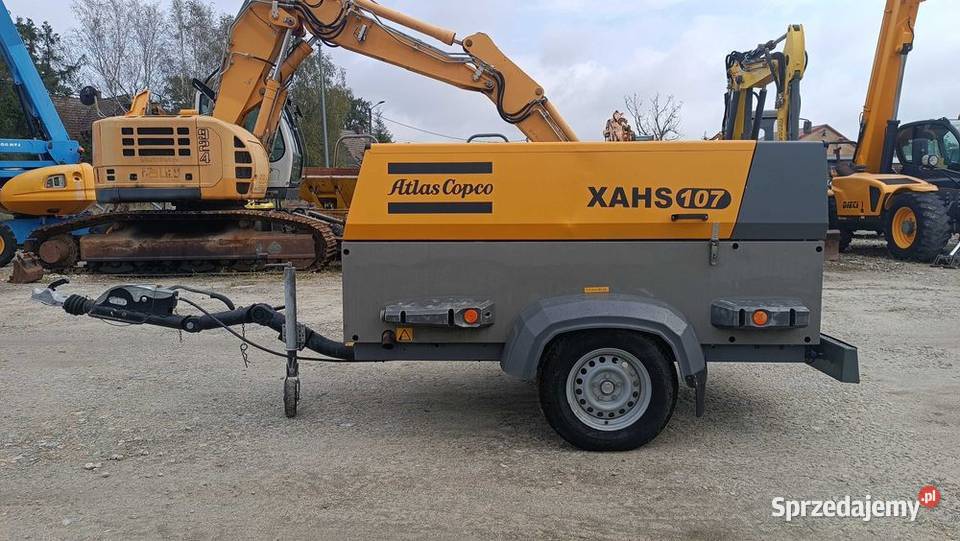 Kompresor Śrubowy ATLAS COPCO XAHS 107 15r 12 Sułów
