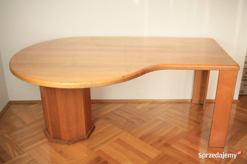 Duże biurko lity dąb do pracownipokoju dziecka