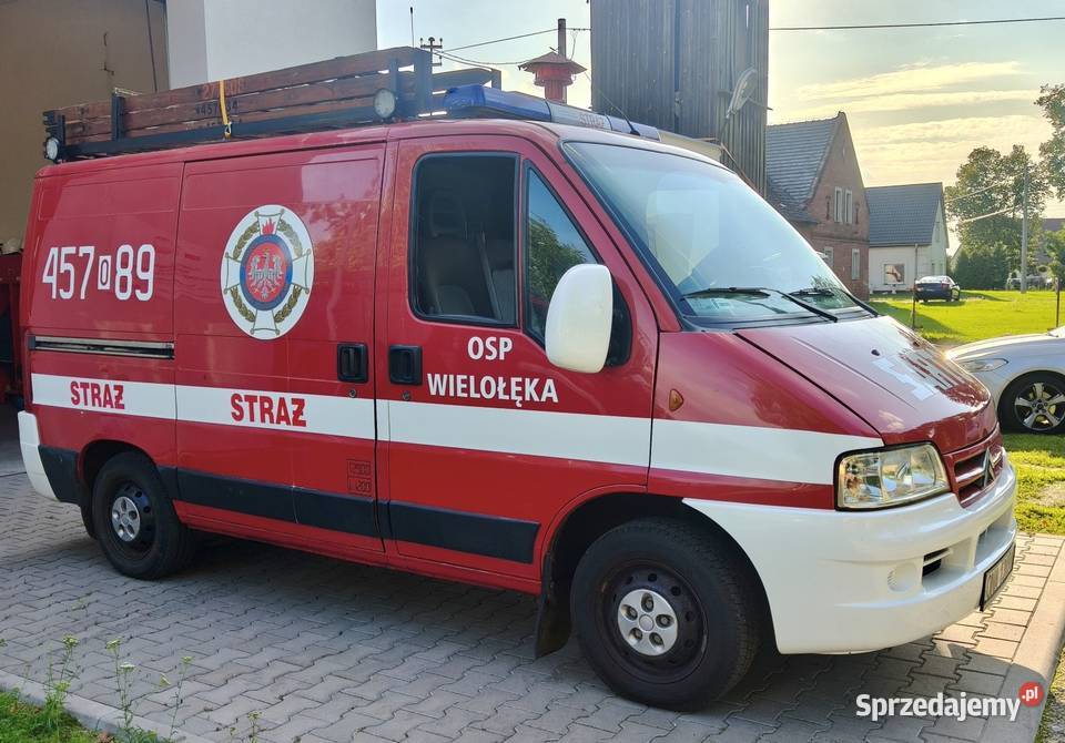 NA SPRZEDAŻ SAMOCHÓD STRAŻACKI GLM CITRON JUMPER Wielołęka