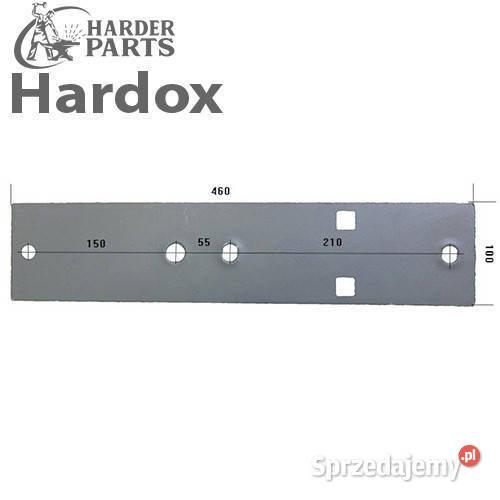 Płoza HARDOX 902950250S części do pługa nieuszkodzony Suwałki