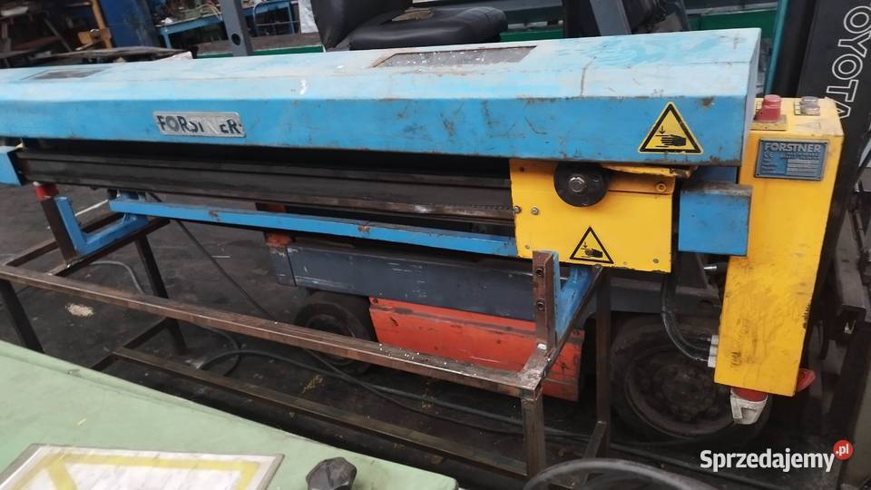 NOŻYCE KRĄŻKOWE DO BLACHY FORSTNER TYP AL 1500 E Produkcja Bydgoszcz