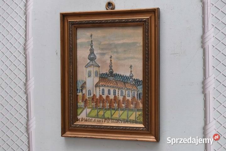 Nikifor Krynicki Kościół Cerkiew w Krynicy Obraz małopolskie Kraków sprzedam
