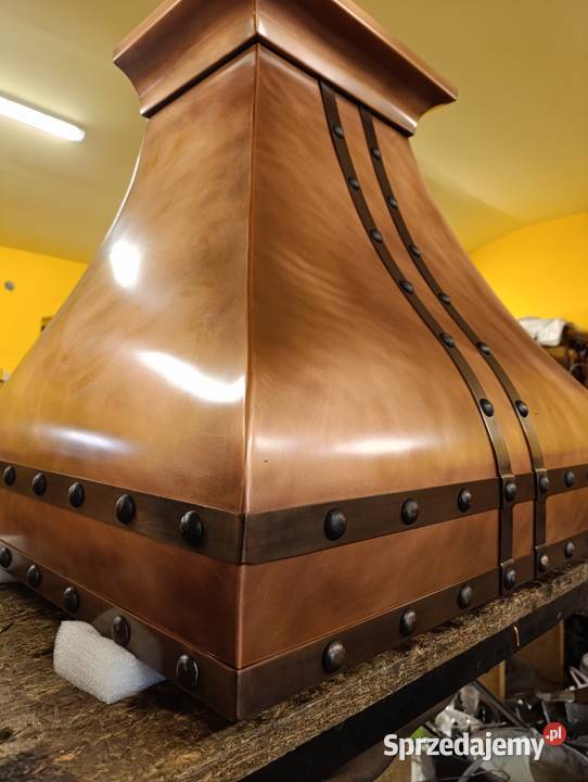 Okap kuchenny miedziany okap miedziany copper inny kolor dolnośląskie Dzierżoniów