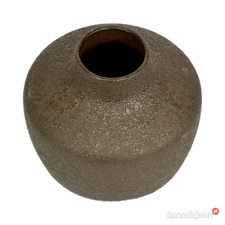 brązowy Ceramiczny wazon VEB Haldensleben Niemcy mazowieckie sprzedam