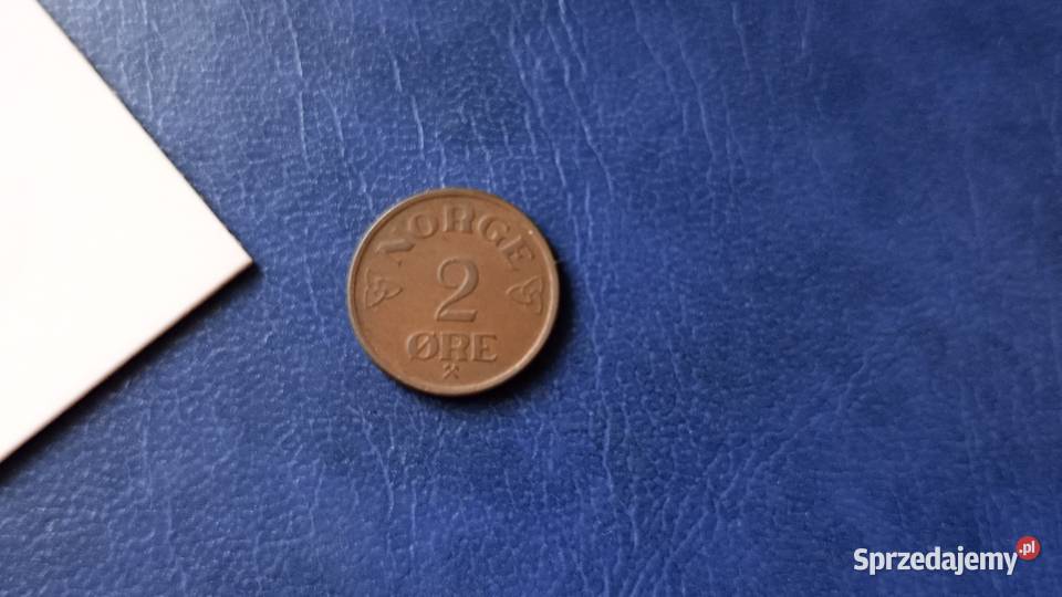 Stare monety 2 ore 1957 Norwegia Numizmatyka podkarpackie Lesko sprzedam