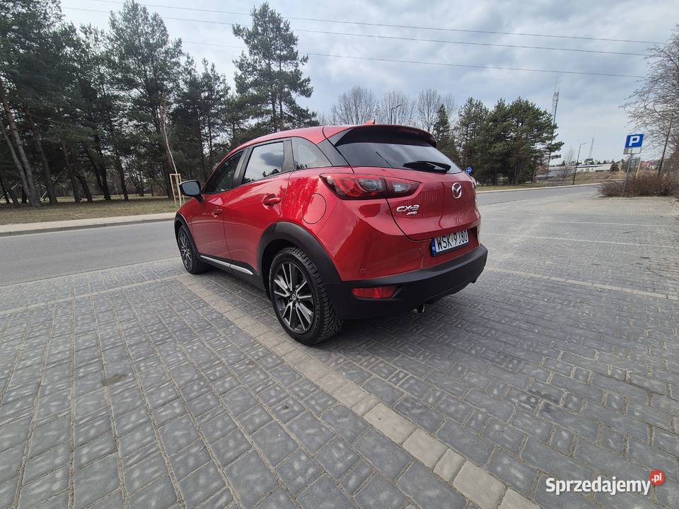 Mazda CX3 20 skyactiv 150 4WD Jasna skóra benzyna lubelskie Janów Lubelski