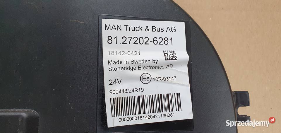 MAN LICZNIK PRĘDKOŚCIOMIERZ 81272026281 Bieleń