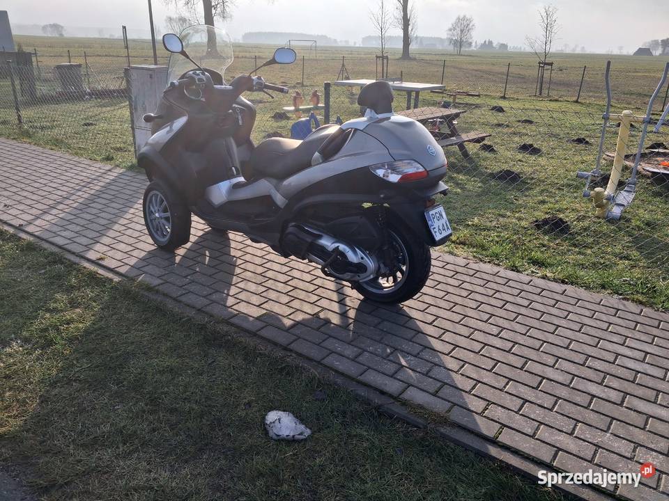 Piaggio MP3 zarejestrowany homologacja L5e na 400cm3 Gniezno