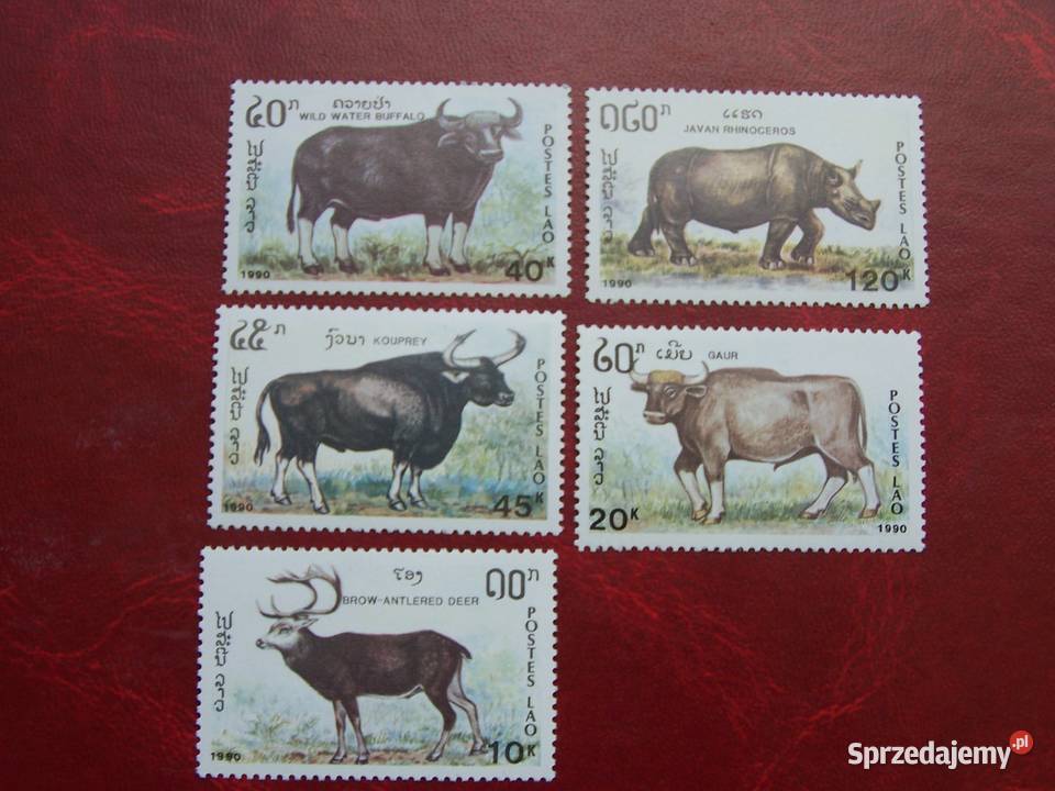 Laos 1990 MNH Mi 122731 Fauna Zwierzeta