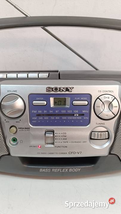 SONY CFDV7 Radioodtwarzacz kasetowy z CD wielkopolskie Poznań