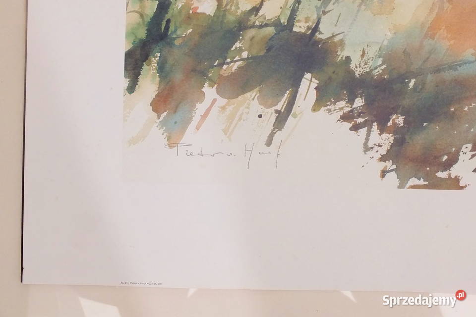 Pieter V Hoof Pejzaż dolnośląskie Lubin