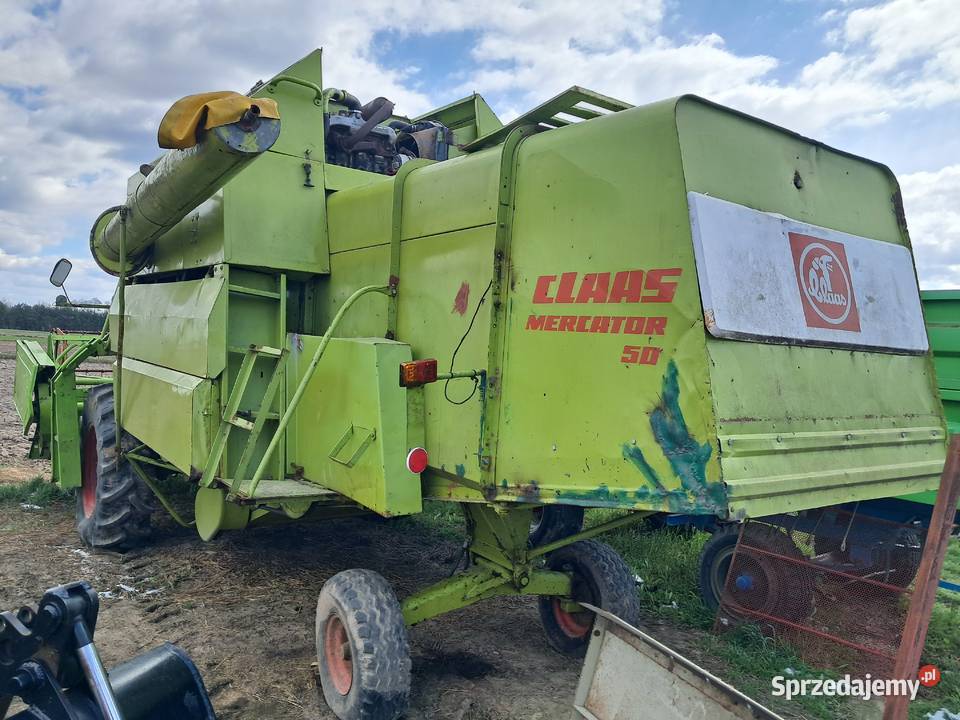 Kombajn Zbożowy Claas Mercator 50 z sieczkarnia Zbożowe mazowieckie