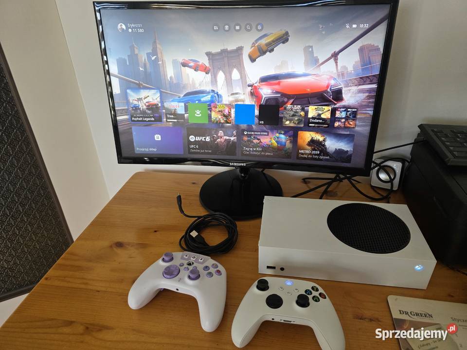 Konsola Xbox Series S 512gb SSD 2pady gry Libiąż