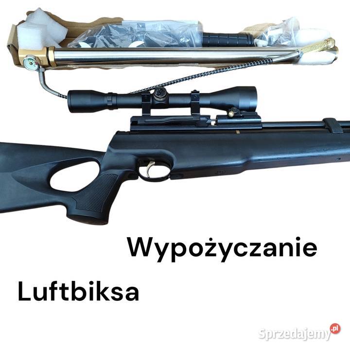 Wypożyczanie wiatrówka PCP Luneta Pompka Tłumik Ruda Śląska