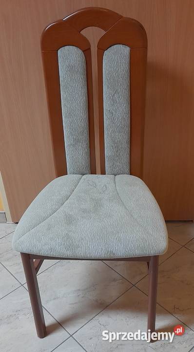 Krzesło drewniane tapicerowane wygodne i Krzesła