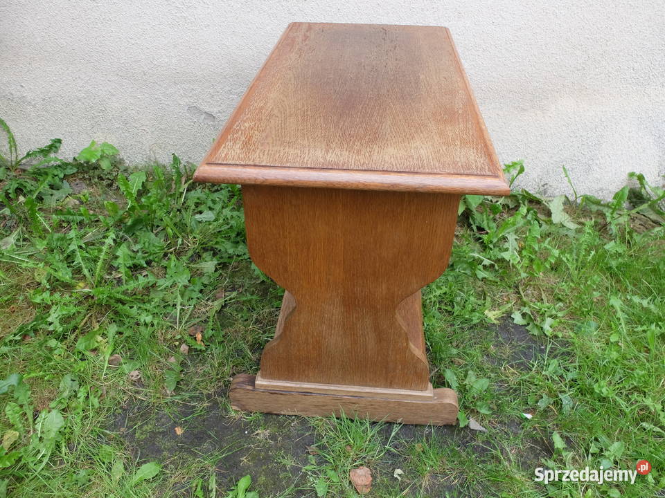 Komódka szafka z szufladką w dębowej okleinie 82cm wielkopolskie Kościan