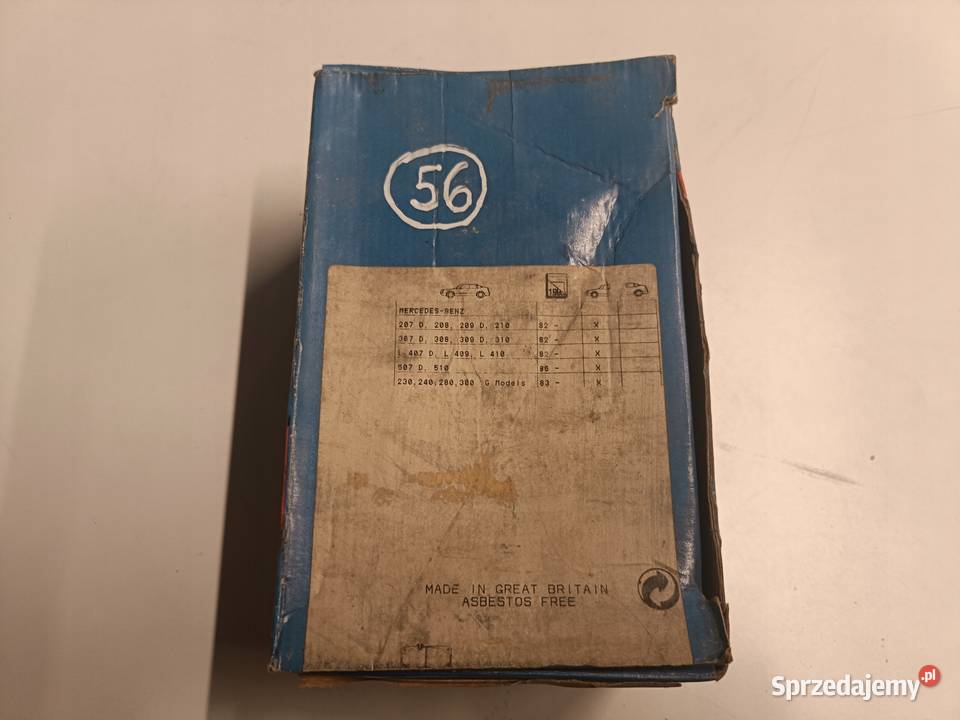 MercedesBenz T1 PRZEDNIE KLOCKI HAMULCOWE przód