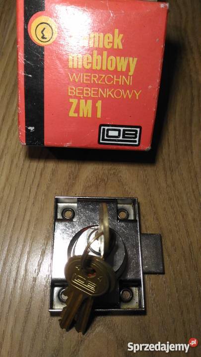 Zamek meblowy powierzchni bębnowy ZM1 LOB PRL Białystok
