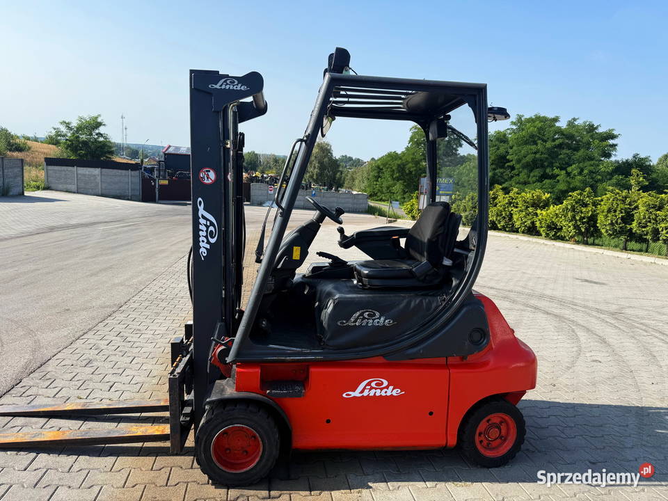 wózek widłowy elektryczny LINDE E20P 310m wolny Linde Działoszyn sprzedam