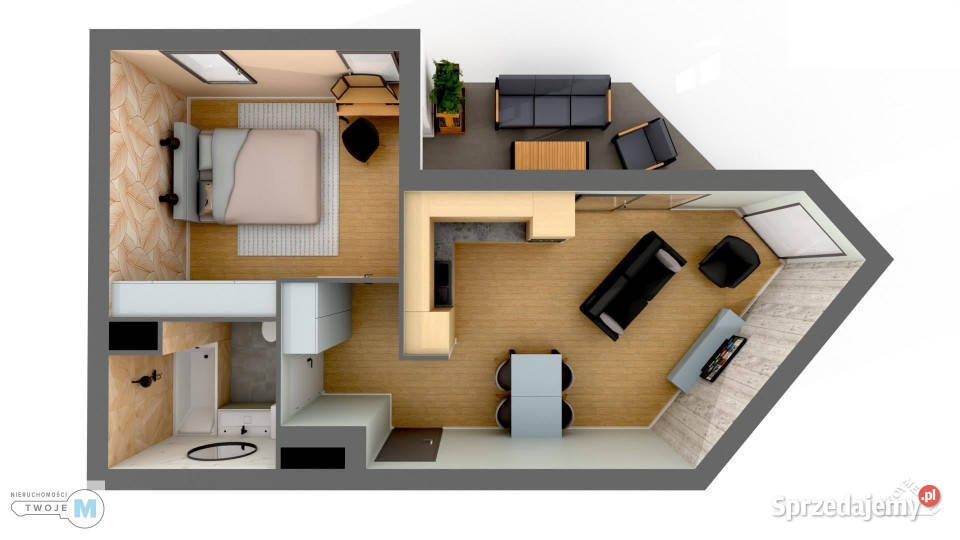 Mieszkanie 4611m2 2 pokoje Kielce Piętro 6