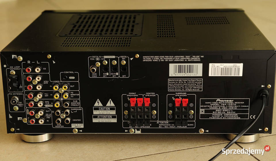 Amplituner Pioneer VSXD510 51 dolnośląskie Wrocław