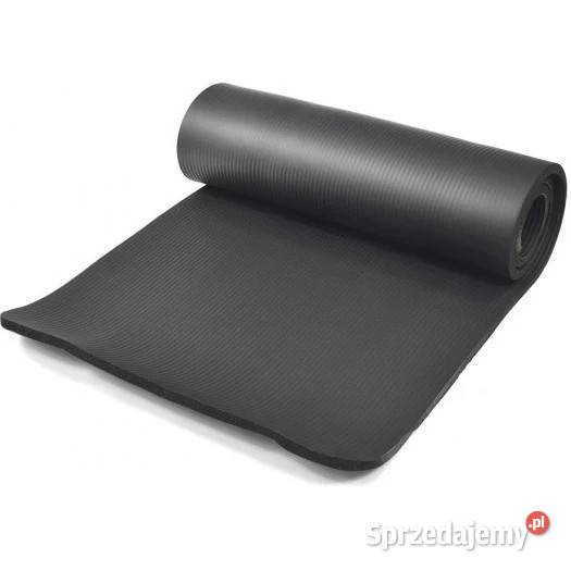 Mata fitness NBR 140x60x15 czarna Wałcz