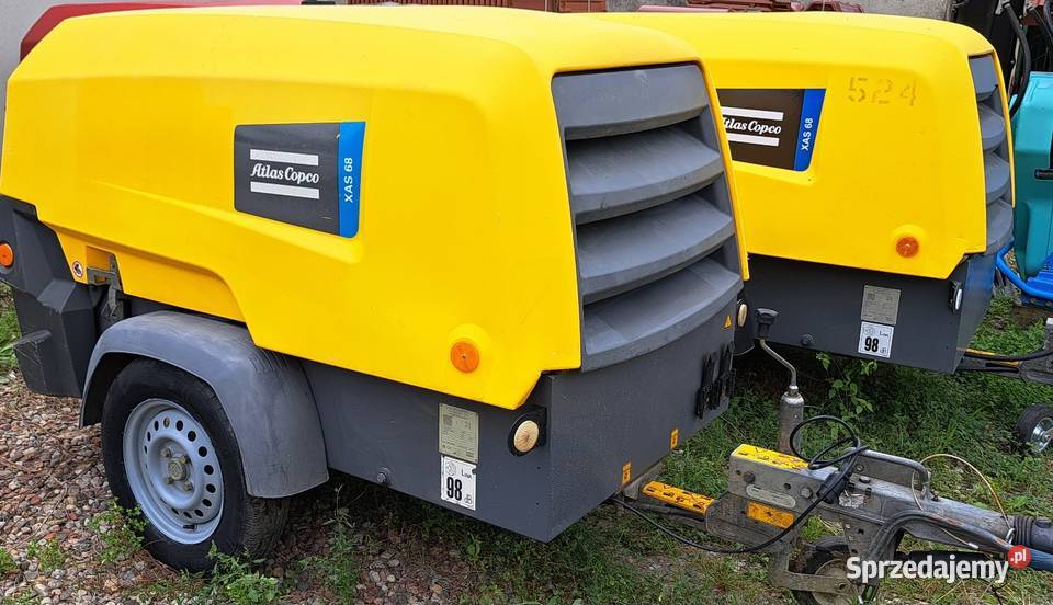Kompresor sprężarka ATLAS COPCO XAS 68 kujawsko-pomorskie Sitowiec